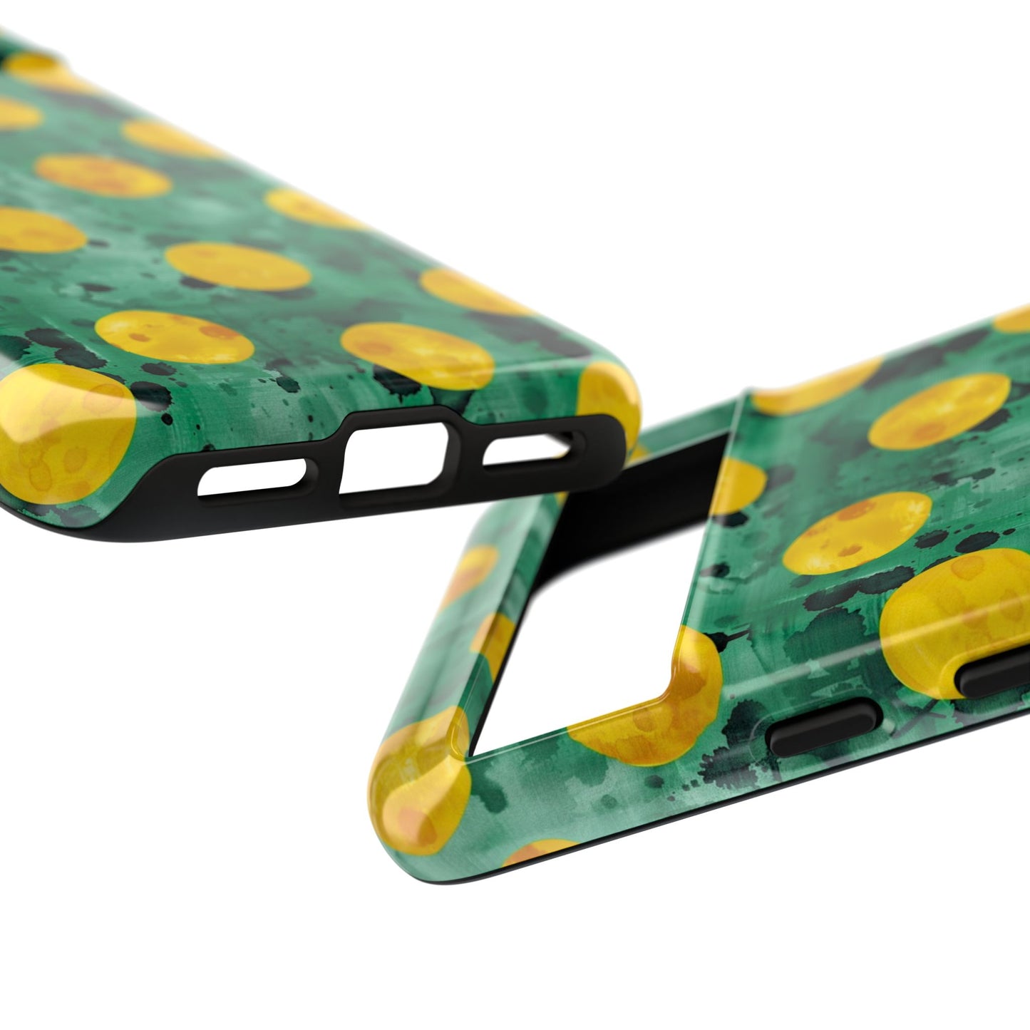 Tough Cases With a Green Color And Yellow ,A Perfect Gift For A Girl