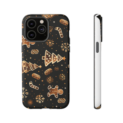 Christmas Cookie Phone Case,Black And Gold ,Case Holidays Case