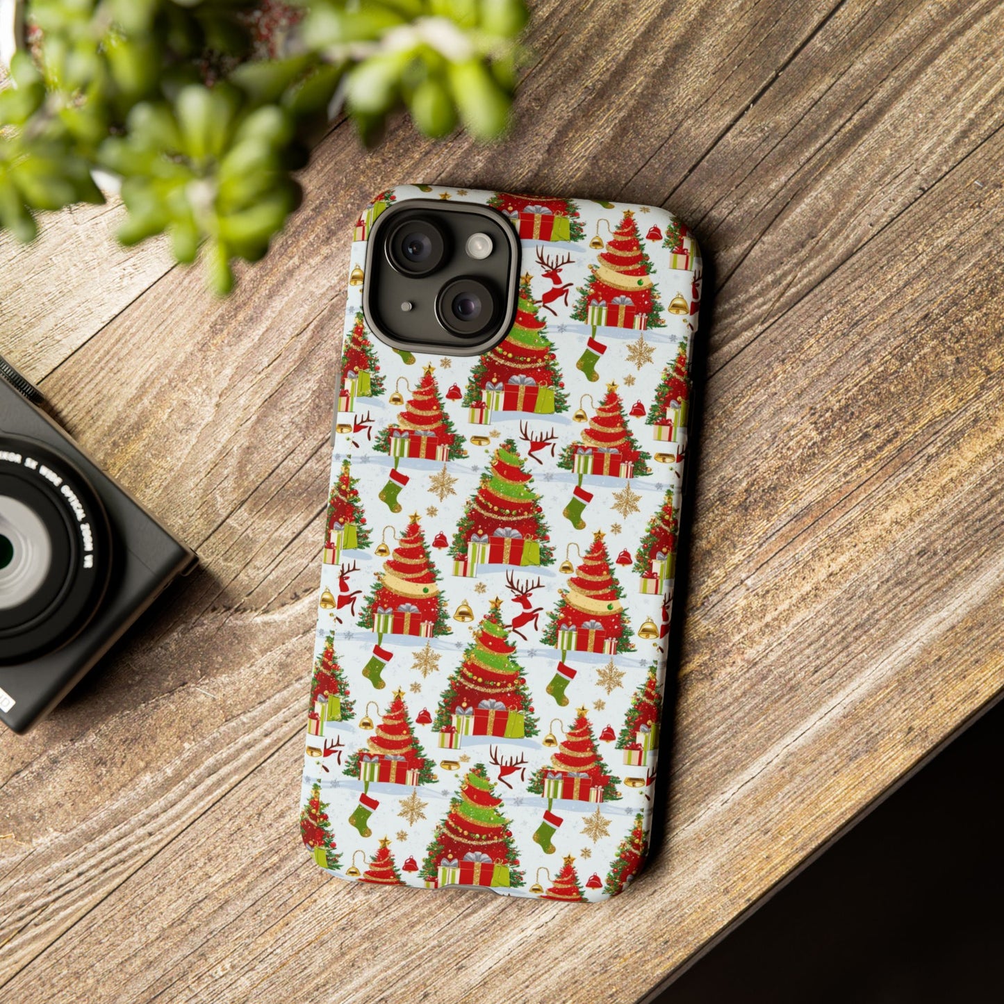 Festive Phone Case for Holiday Cheer, Christmas Gift, Phone Cover, Winter Decoration, Santa Claus Design