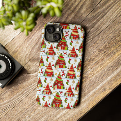 Festive Phone Case for Holiday Cheer, Christmas Gift, Phone Cover, Winter Decoration, Santa Claus Design