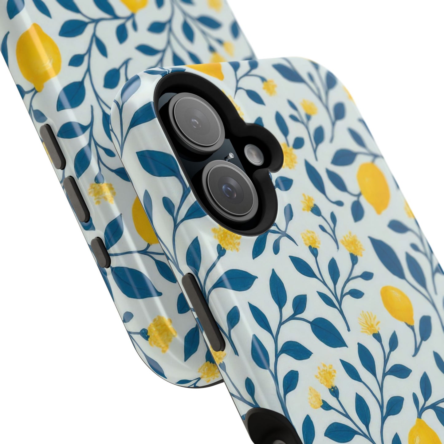 Phone Case — Lemon Branch Magnetic Impact-Resistant Case IPhone Case For Girl,Summer Vibes.