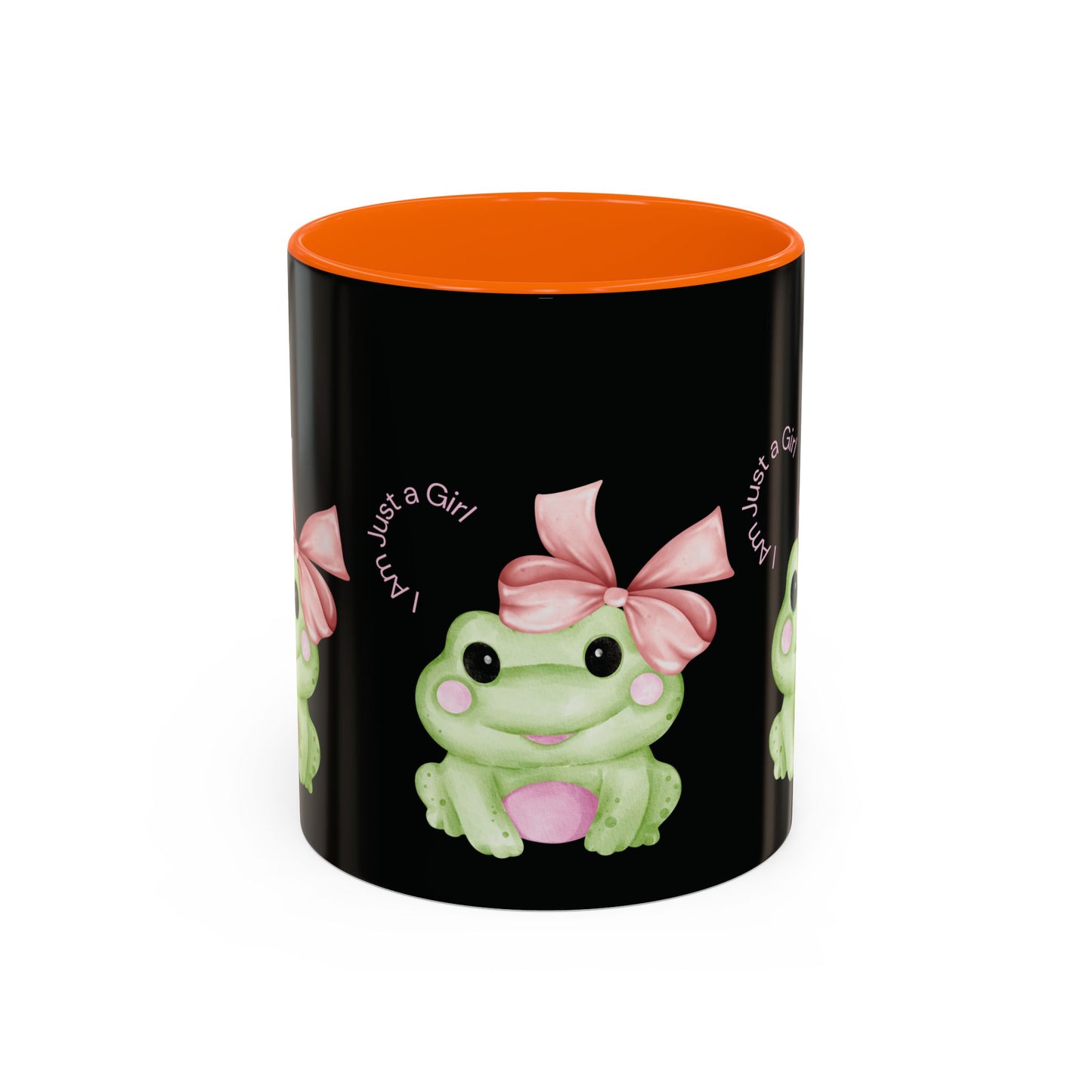 Cute Frog Accent Coffee Mug - Perfect for Girls, Gift for Coffee Lovers, Funny Frog Mug, Animal Lover Gift, Office Mug