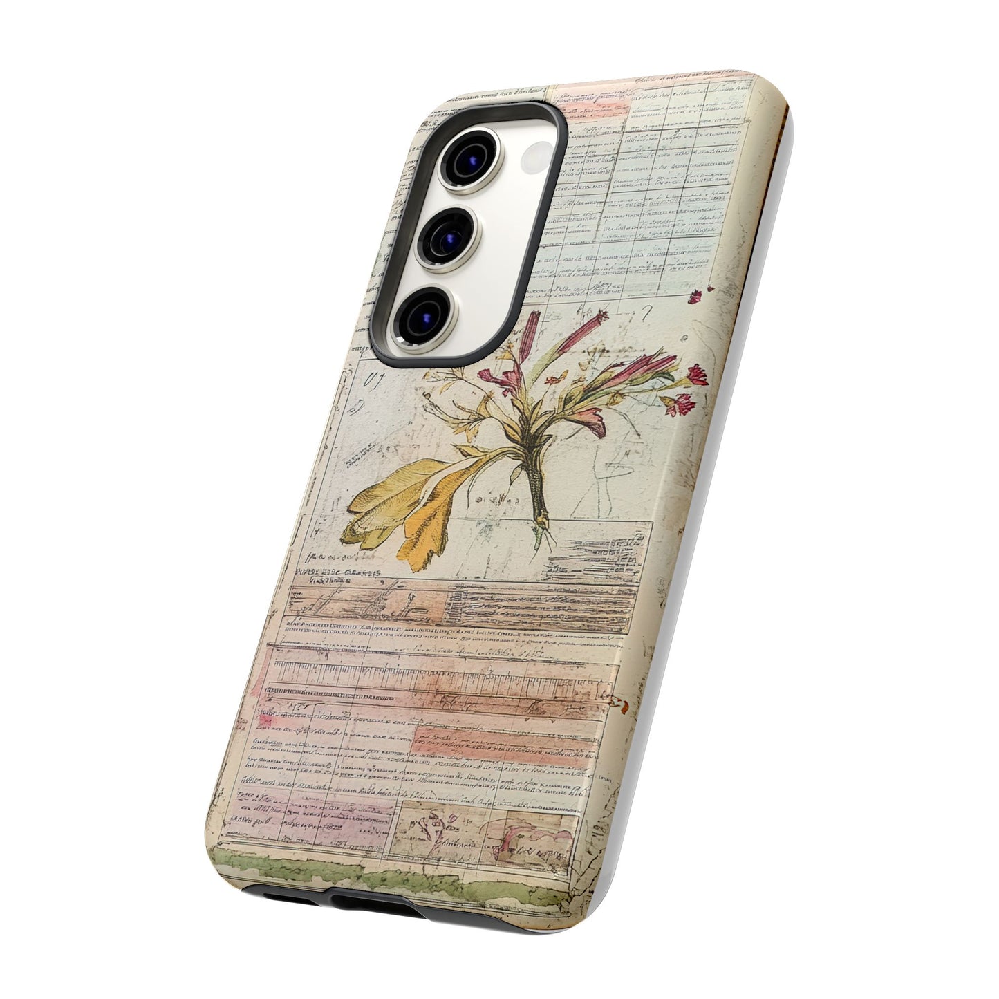 Vintage Botanical Tough Case — Floral Collage Phone Cover