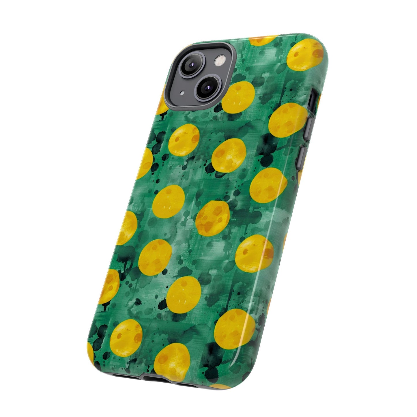 Tough Cases With a Green Color And Yellow ,A Perfect Gift For A Girl