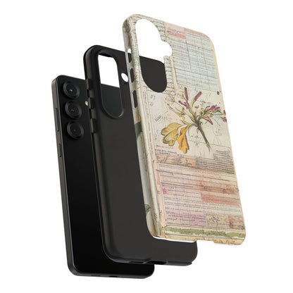 Vintage Botanical Tough Case — Floral Collage Phone Cover
