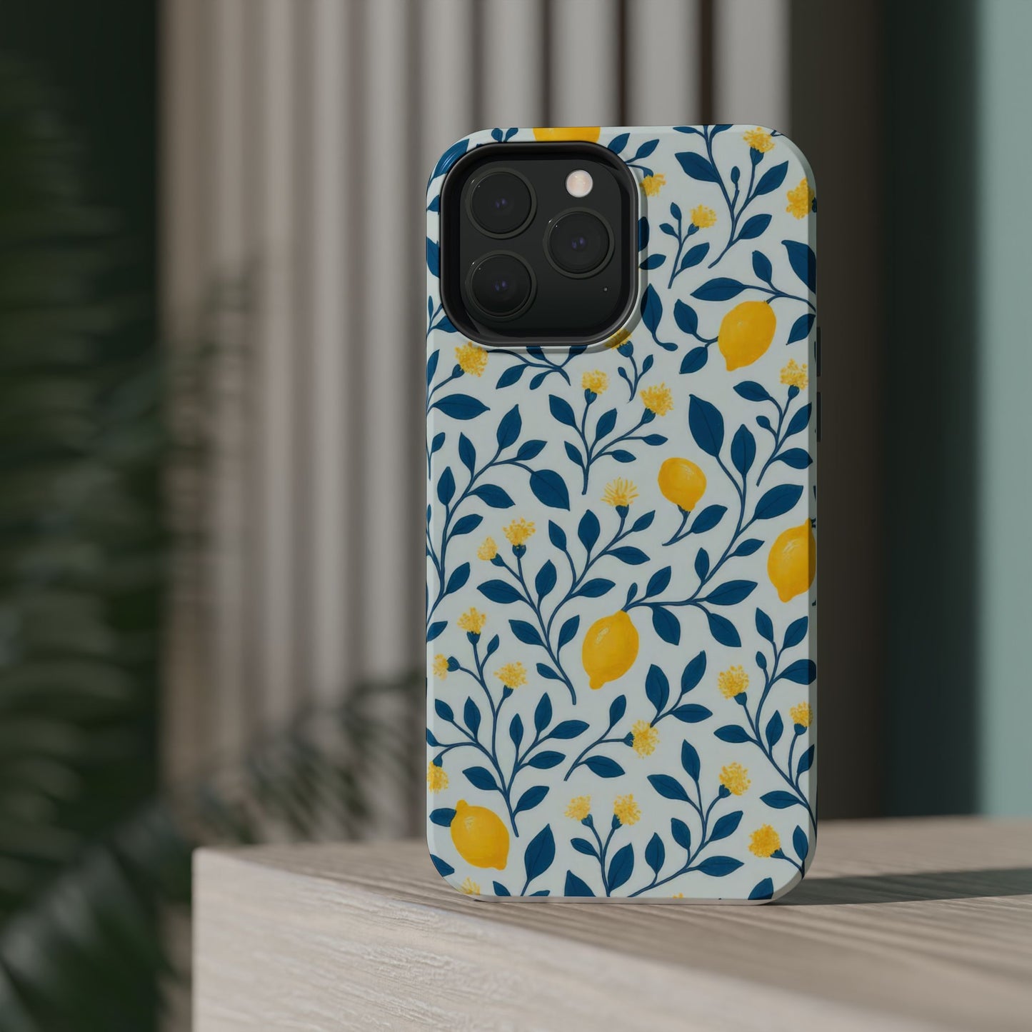 Phone Case — Lemon Branch Magnetic Impact-Resistant Case IPhone Case For Girl,Summer Vibes.