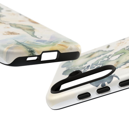 Hard Phone Case — Watercolor Fantasy Map Castle Design