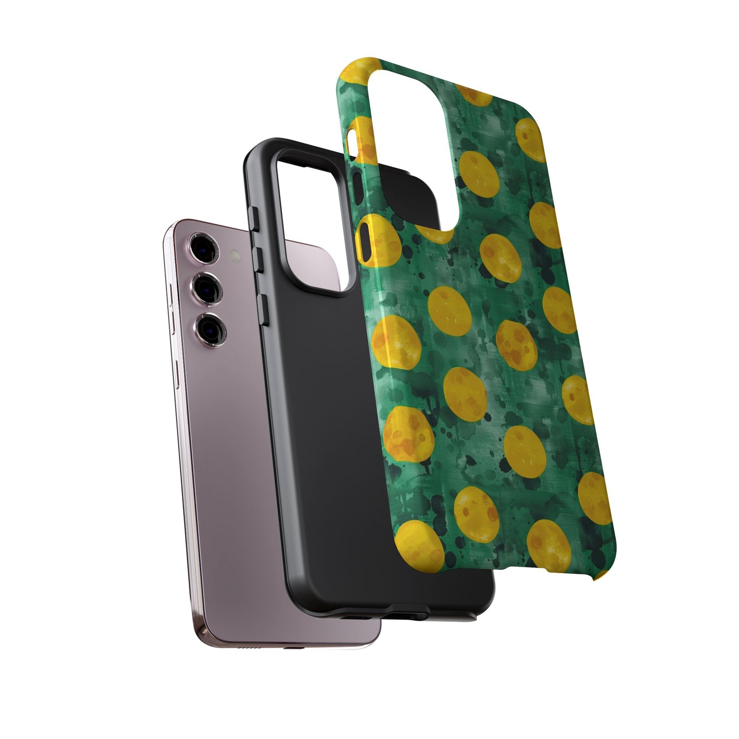 Tough Cases With a Green Color And Yellow ,A Perfect Gift For A Girl