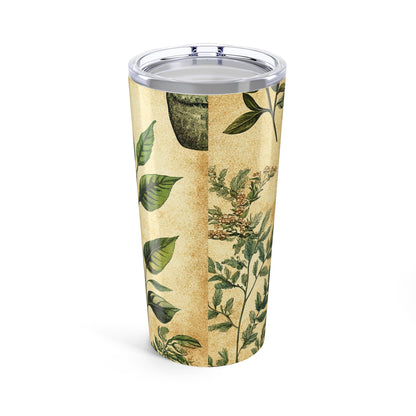 Botanical 20oz Tumbler – Vintage Floral Insulated Travel Cup