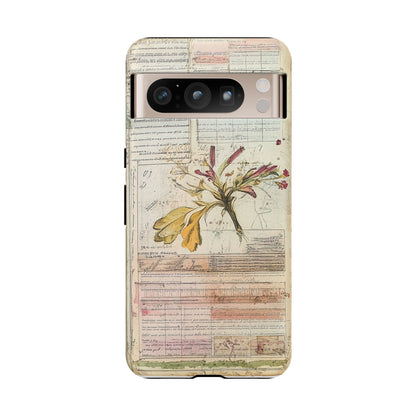 Vintage Botanical Tough Case — Floral Collage Phone Cover