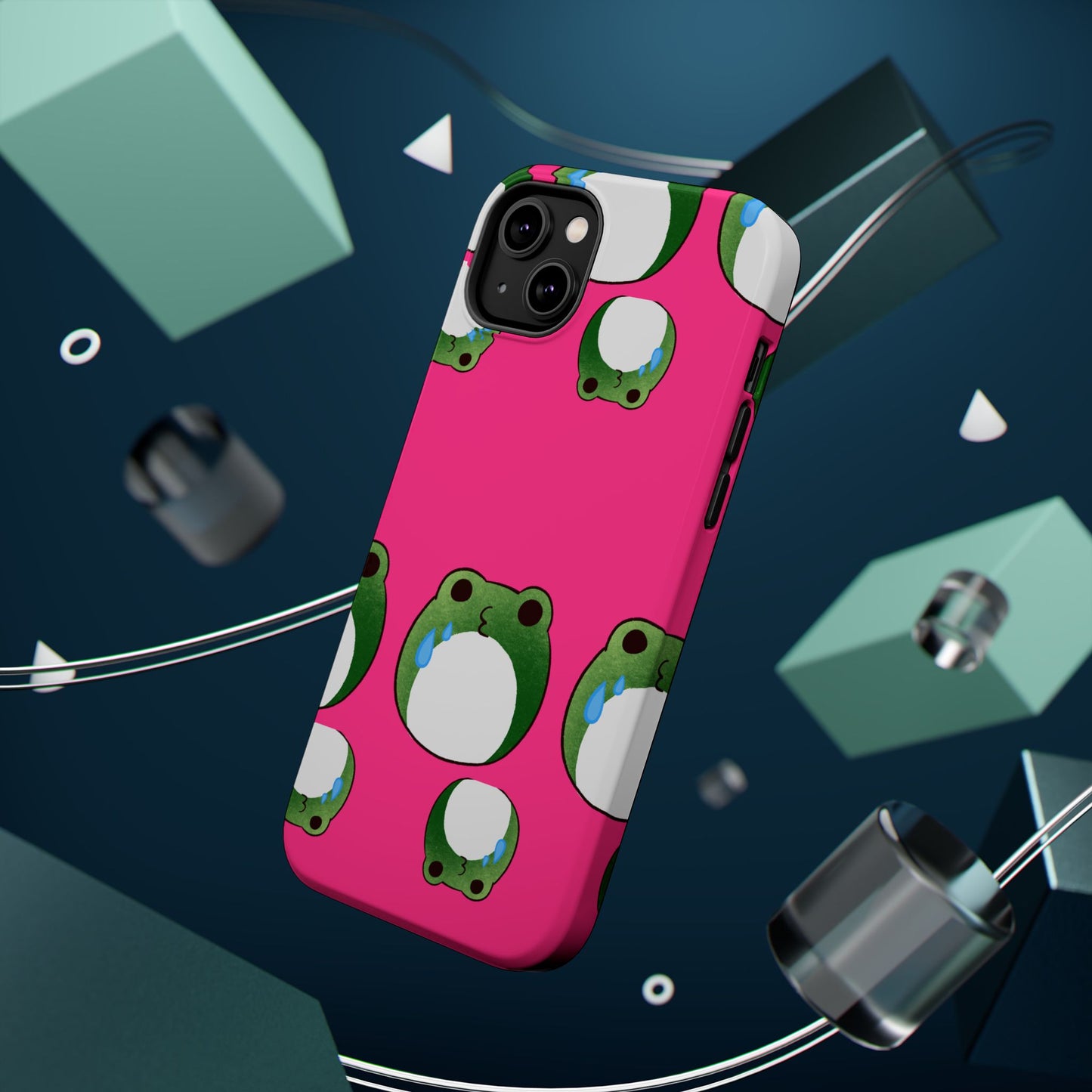 Colorful Frog Phone Case, Cute Protective Phone Cover, Fun Kawaii Mobile Accessories.