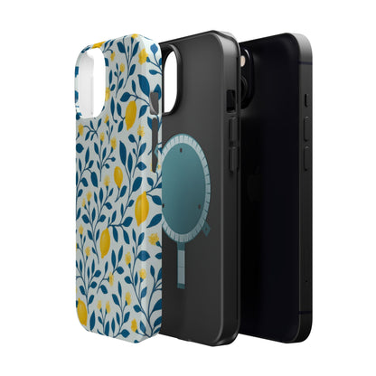 Phone Case — Lemon Branch Magnetic Impact-Resistant Case IPhone Case For Girl,Summer Vibes.