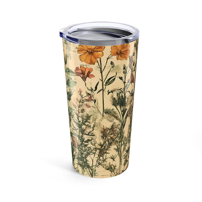 Botanical 20oz Tumbler – Vintage Floral Insulated Travel Cup