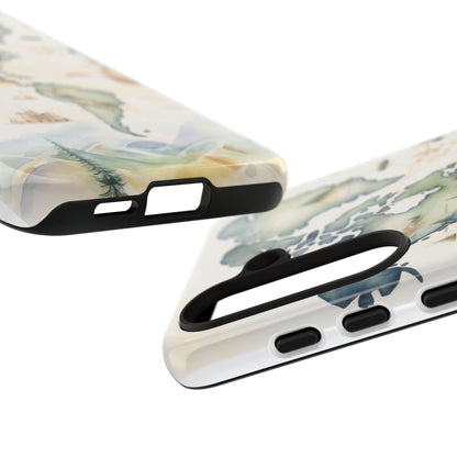 Hard Phone Case — Watercolor Fantasy Map Castle Design