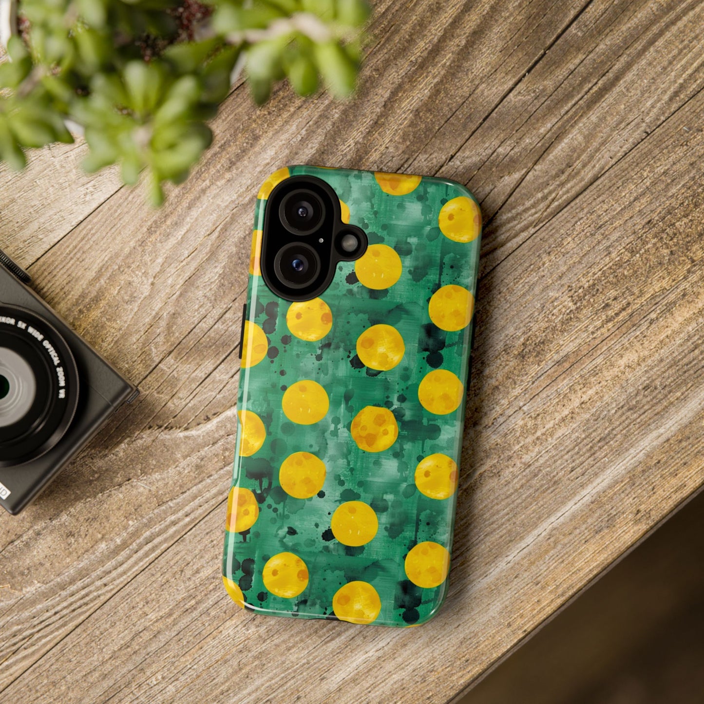 Tough Cases With a Green Color And Yellow ,A Perfect Gift For A Girl