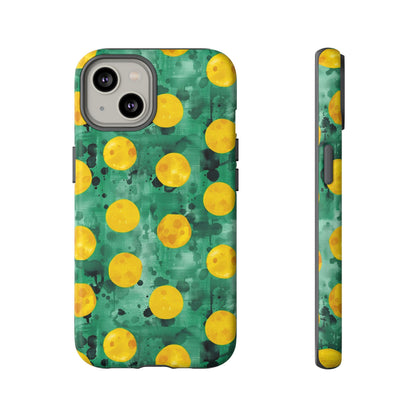 Tough Cases With a Green Color And Yellow ,A Perfect Gift For A Girl