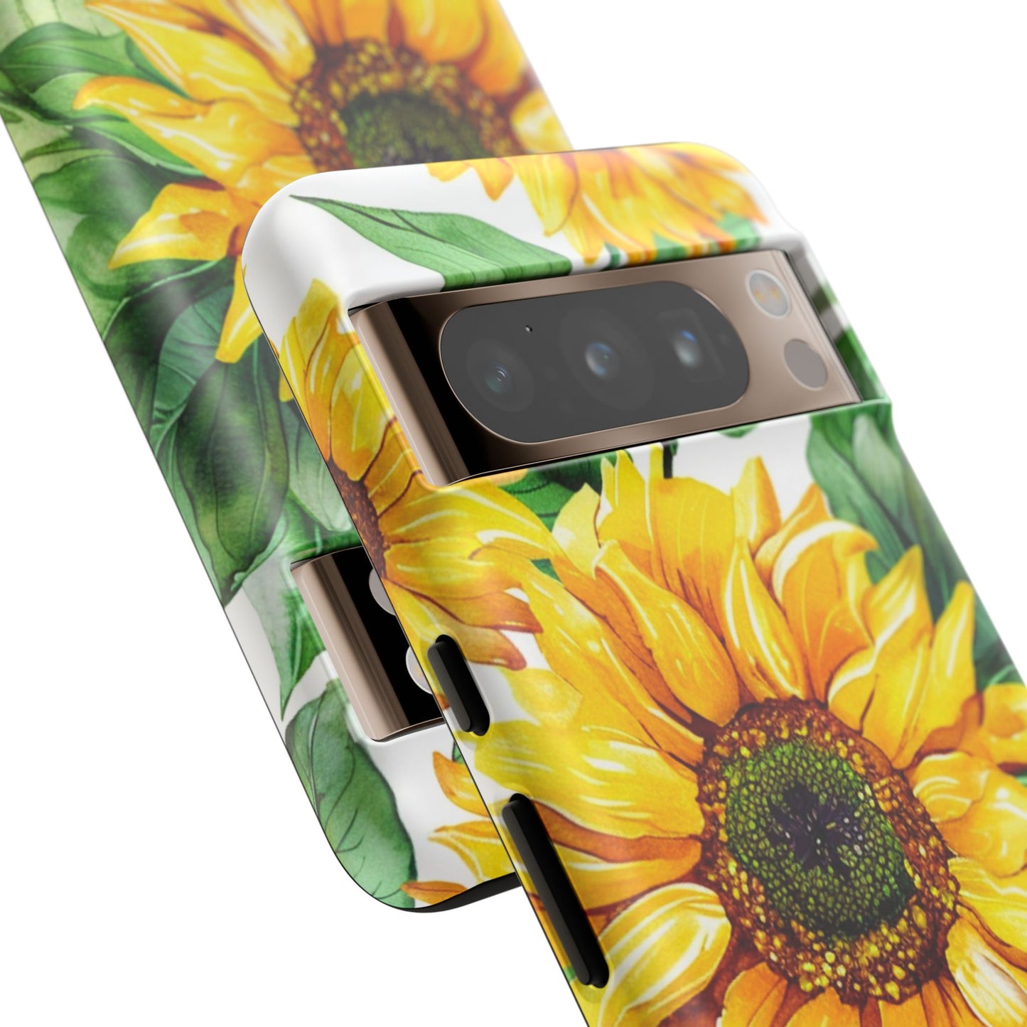 Sunflower Tough Phone Case — Bright Floral Protective Cover
