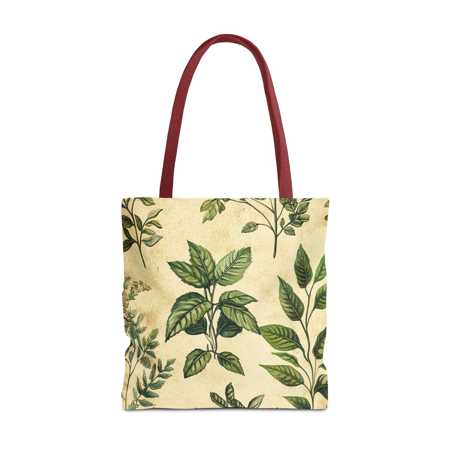 Vintage Floral Tote Bag — Botanical Garden Print AOP