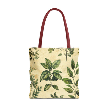 Vintage Floral Tote Bag — Botanical Garden Print AOP