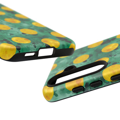 Tough Cases With a Green Color And Yellow ,A Perfect Gift For A Girl