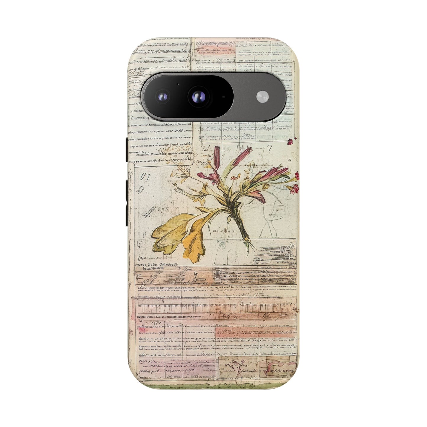 Vintage Botanical Tough Case — Floral Collage Phone Cover
