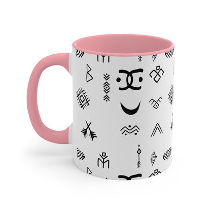 Stylish Accent Mugs for Home Decor, Unique Gift for Friends, Bohemian Coffee Cup, Minimalist Drinkware, Artistic Ceramic Mug