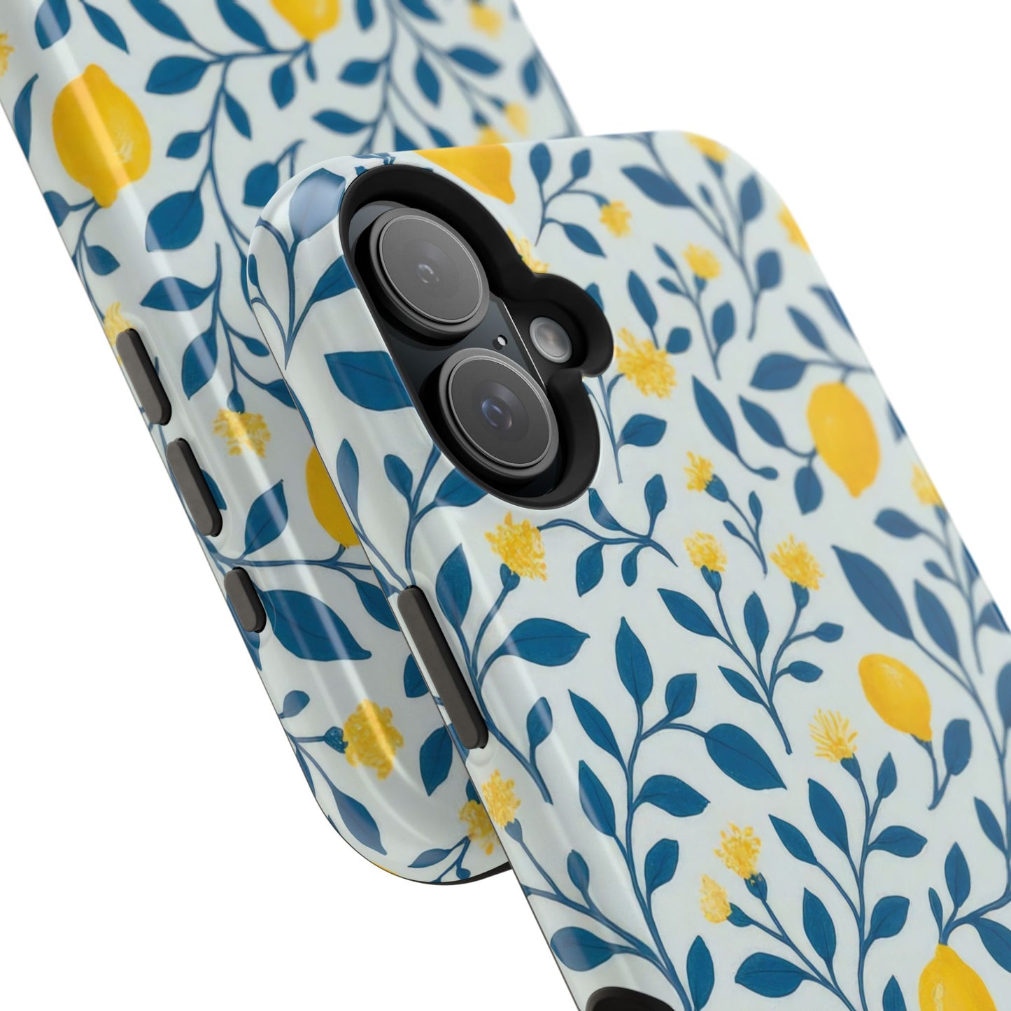 Phone Case — Lemon Branch Magnetic Impact-Resistant Case IPhone Case For Girl,Summer Vibes.