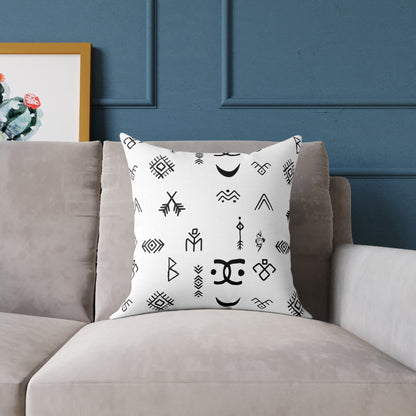 Stylish Geometric Print Pillow, Modern Home Decor.