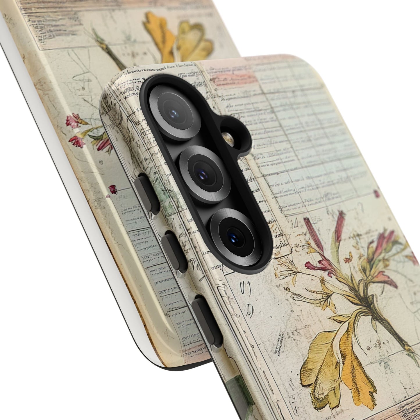 Vintage Botanical Tough Case — Floral Collage Phone Cover