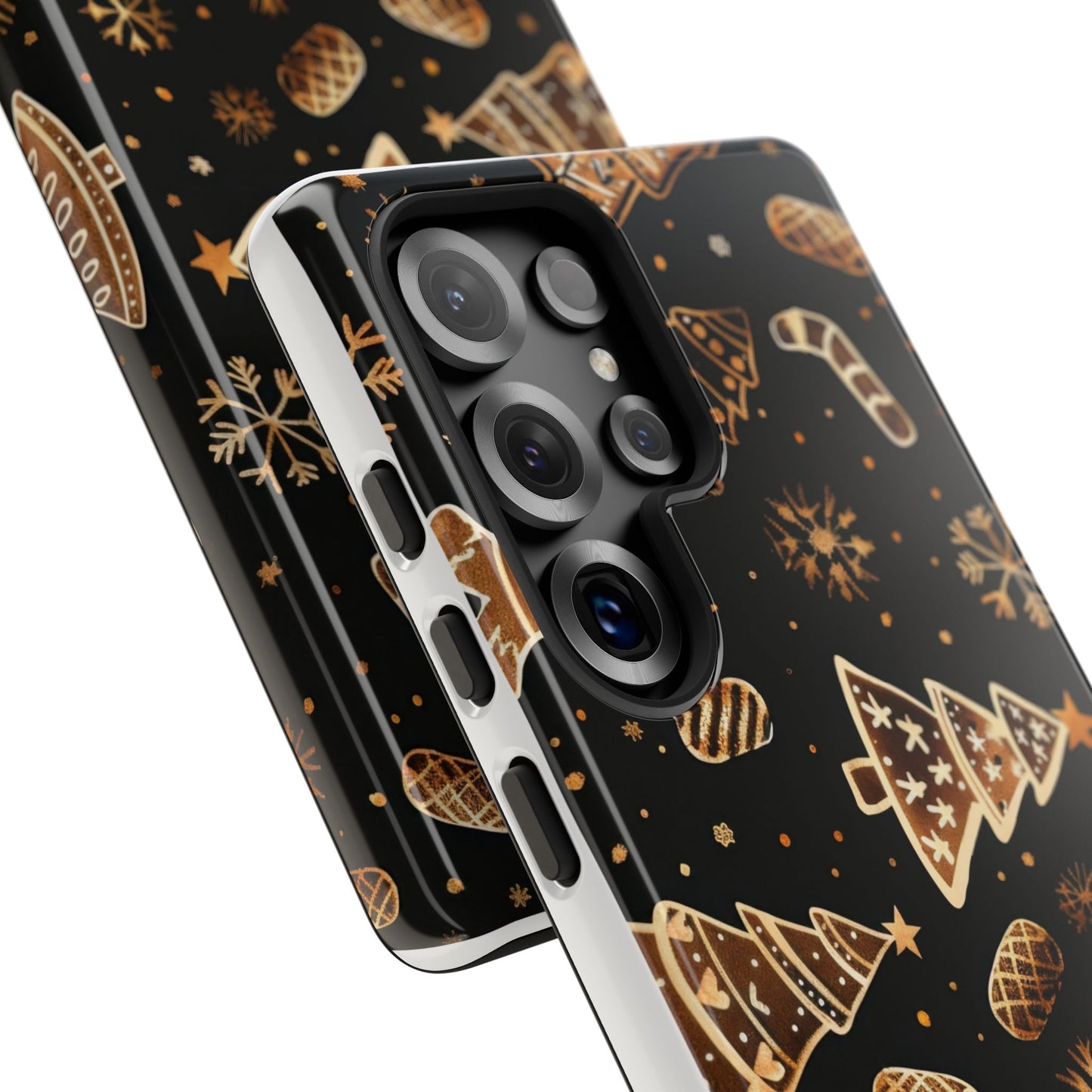 Christmas Cookie Phone Case,Black And Gold ,Case Holidays Case