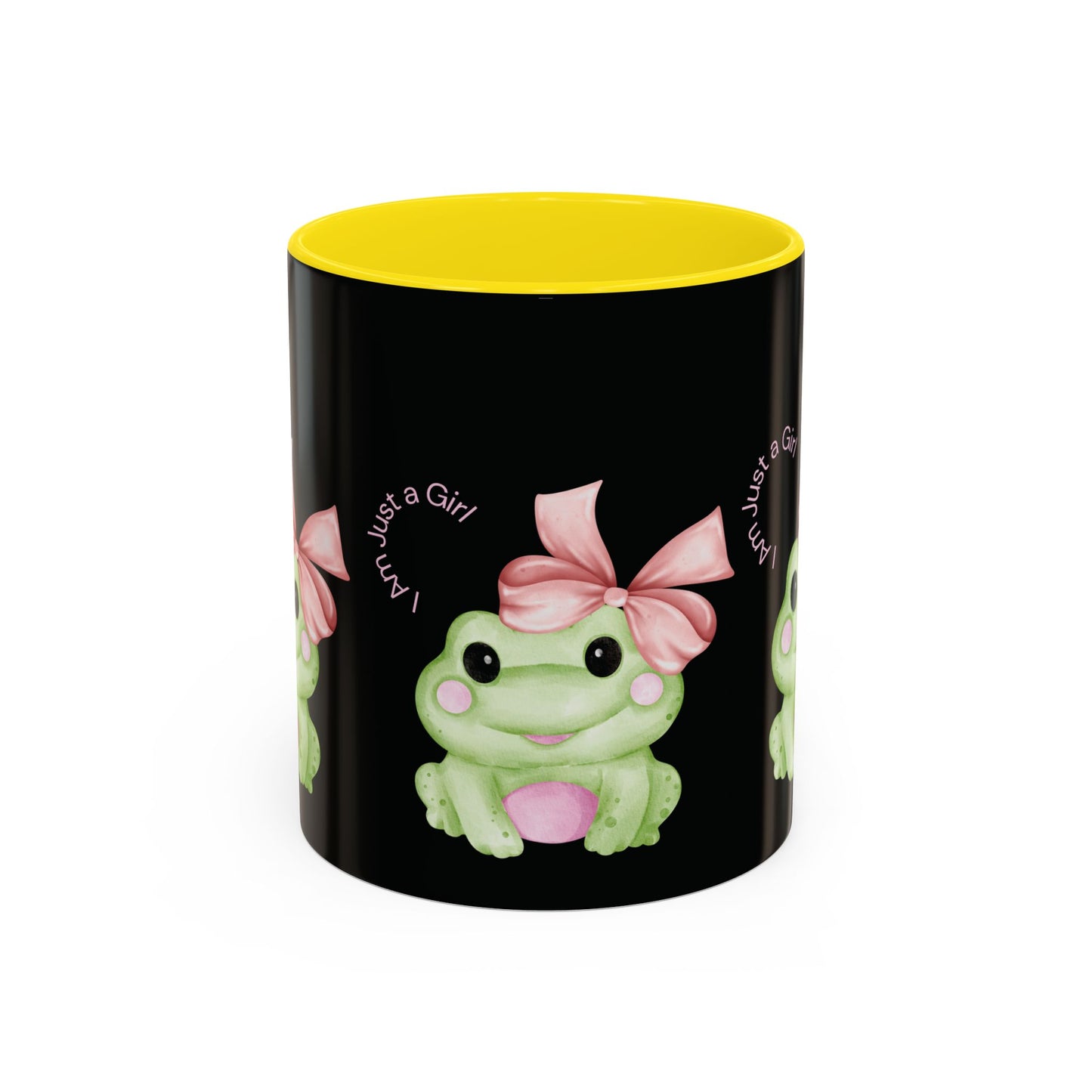 Cute Frog Accent Coffee Mug - Perfect for Girls, Gift for Coffee Lovers, Funny Frog Mug, Animal Lover Gift, Office Mug