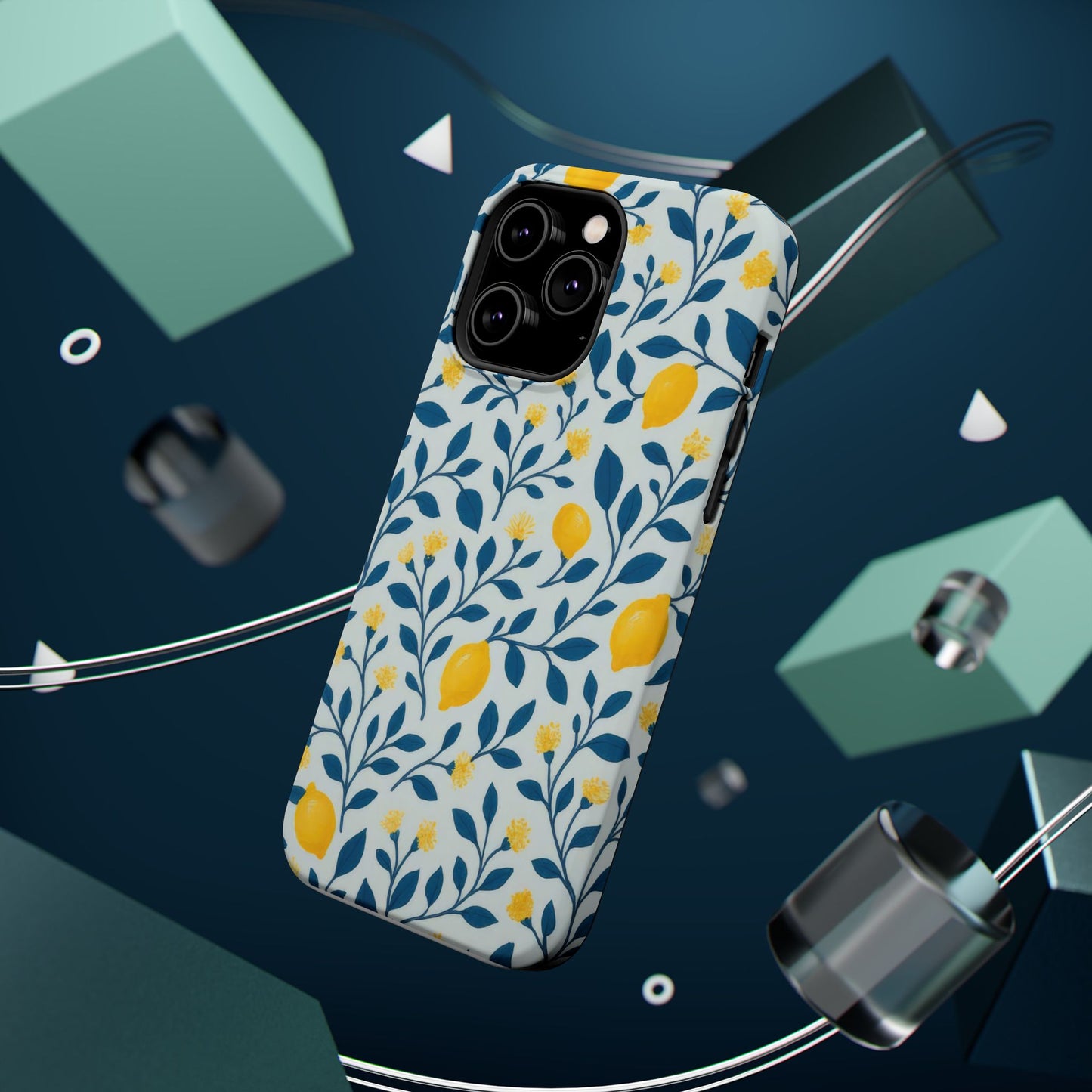 Phone Case — Lemon Branch Magnetic Impact-Resistant Case IPhone Case For Girl,Summer Vibes.