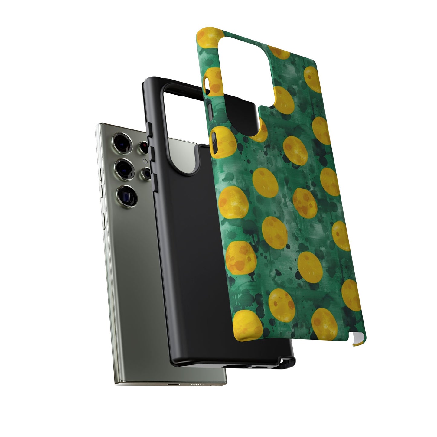Tough Cases With a Green Color And Yellow ,A Perfect Gift For A Girl