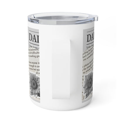 Artistic Insulated Coffee Mug, Creative Gift, Home Decor, Unique Present, Coffee Lovers, Personal Touch