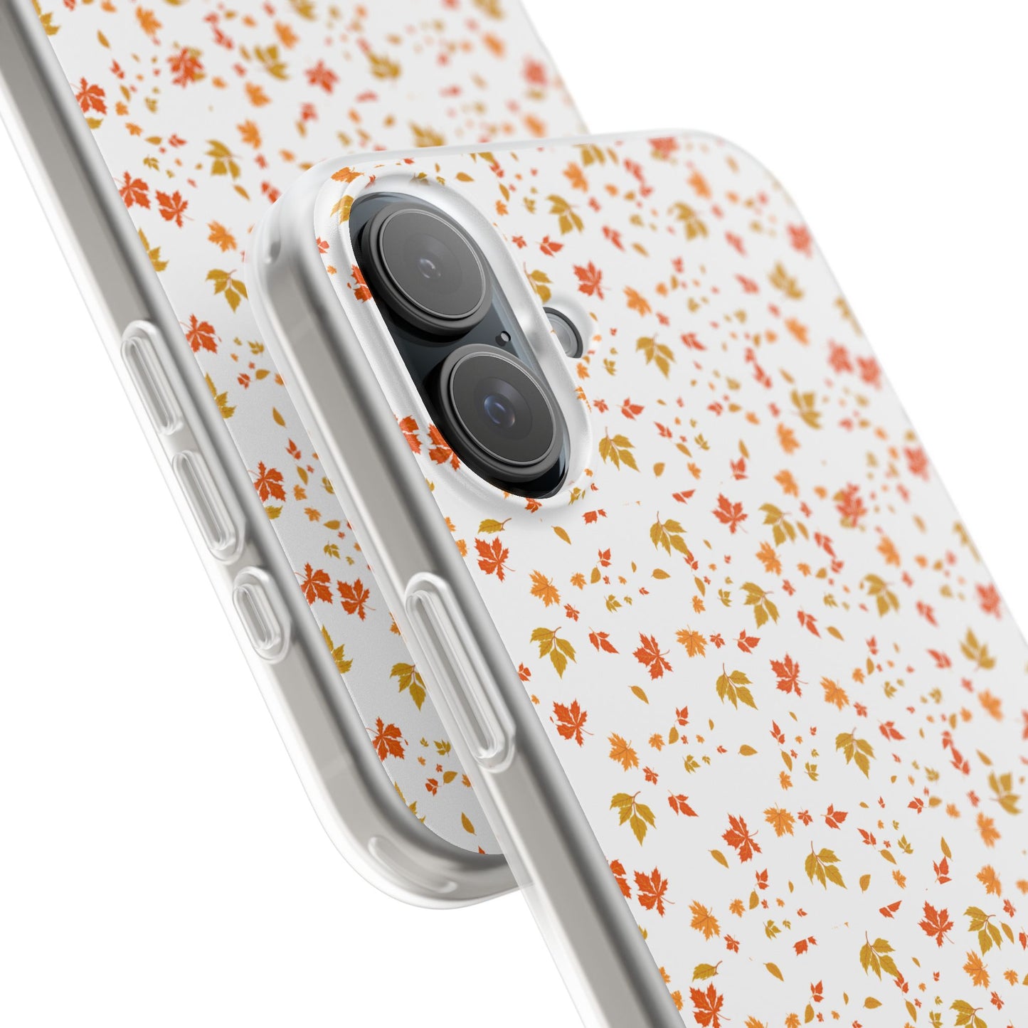 Floral Phone Case | Cute Flexi Case, Customizable Mobile Cover, Holiday Gift for Her, Stylish Tech Accessory, Flower Pattern,Autumn