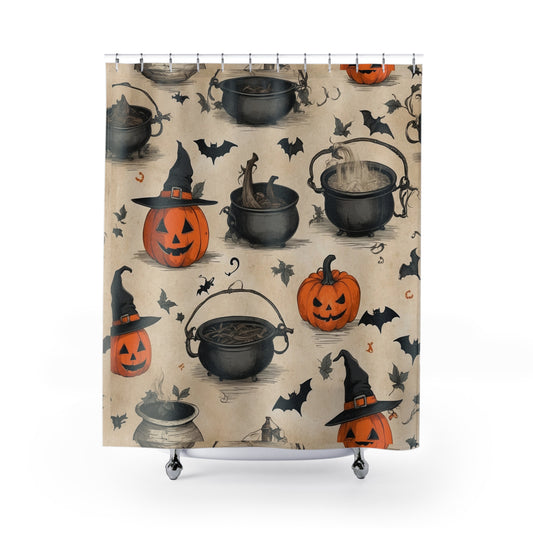 Shower Curtains for Hallowen days. Perfect for you bathroom .