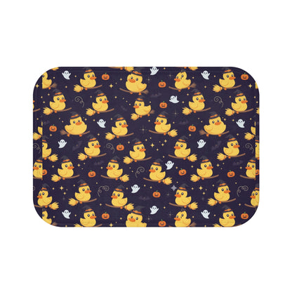 Halloween Duck Bath Mat, Cozy Bathroom Accents, Cute Decor for Kids, Autumn Home Accessories, Witchy Vibes