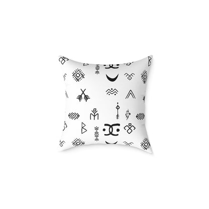Stylish Geometric Print Pillow, Modern Home Decor.