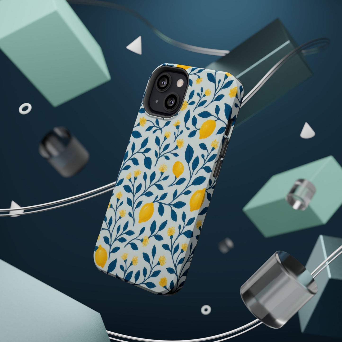 Phone Case — Lemon Branch Magnetic Impact-Resistant Case IPhone Case For Girl,Summer Vibes.