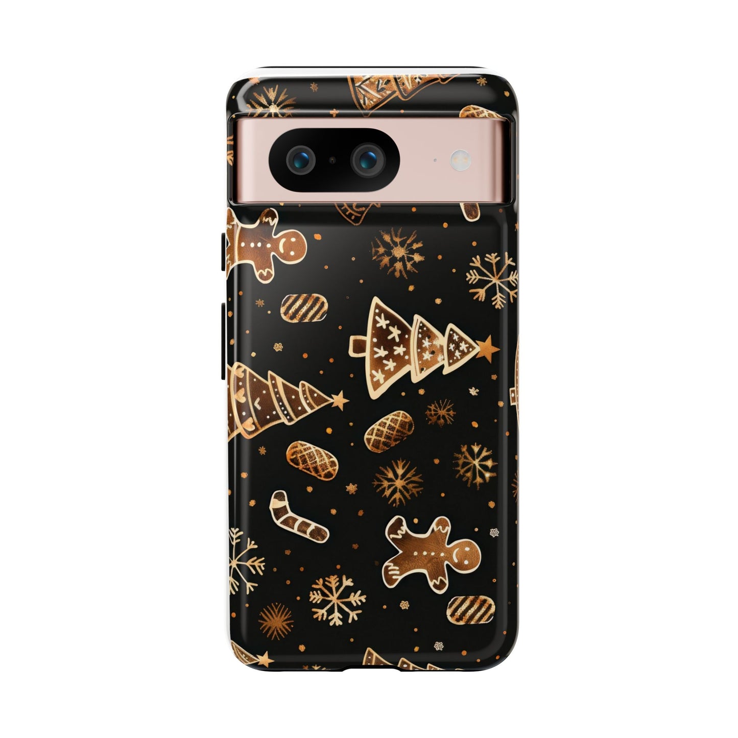 Christmas Cookie Phone Case,Black And Gold ,Case Holidays Case