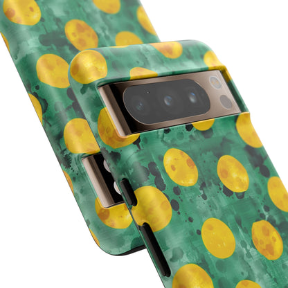 Tough Cases With a Green Color And Yellow ,A Perfect Gift For A Girl
