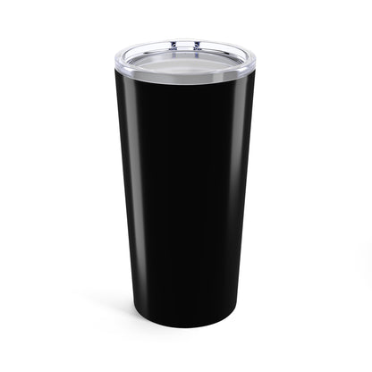 20oz Floral Tumbler — Pink Peony on Black, Insulated Travel Cup,A Perfect Gift For Girls