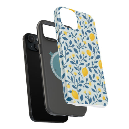 Phone Case — Lemon Branch Magnetic Impact-Resistant Case IPhone Case For Girl,Summer Vibes.