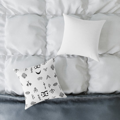 Stylish Geometric Print Pillow, Modern Home Decor.
