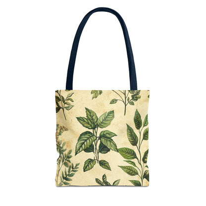 Vintage Floral Tote Bag — Botanical Garden Print AOP