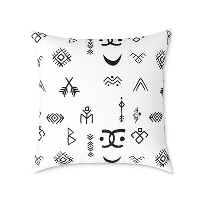 Stylish Geometric Print Pillow, Modern Home Decor.