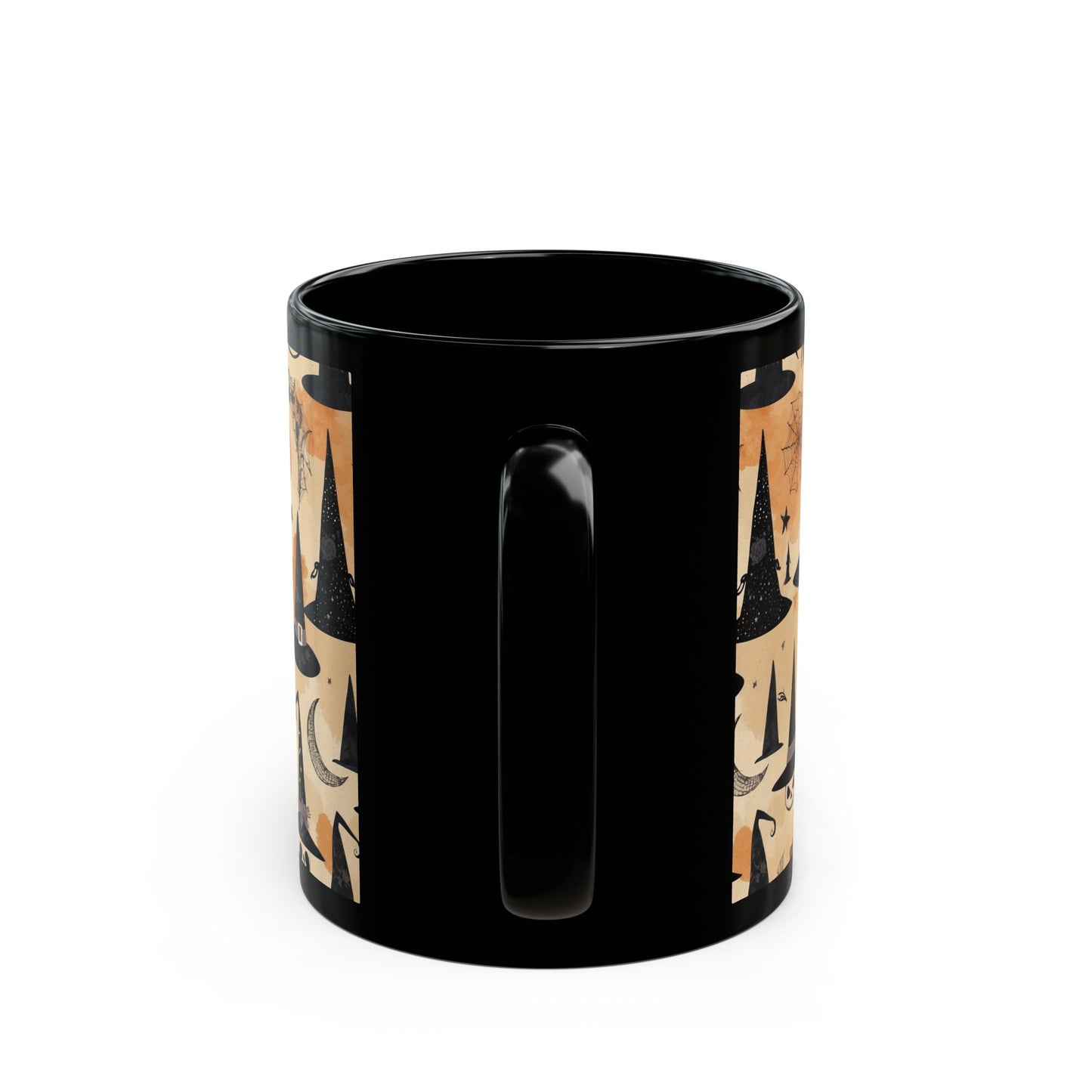Black Mug (11oz, 15oz) Hallowen mug , perfect gift for holidays,gift for her ,gift for him