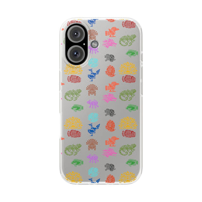 Colorful Animal Flexi Cases for Phones | Gift for Animal Lovers
