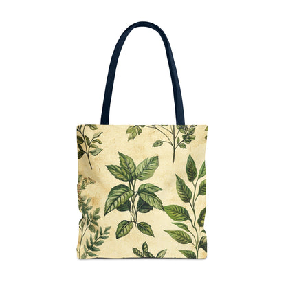 Vintage Floral Tote Bag — Botanical Garden Print AOP