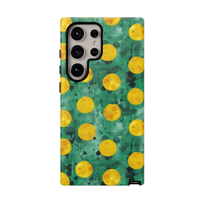 Tough Cases With a Green Color And Yellow ,A Perfect Gift For A Girl